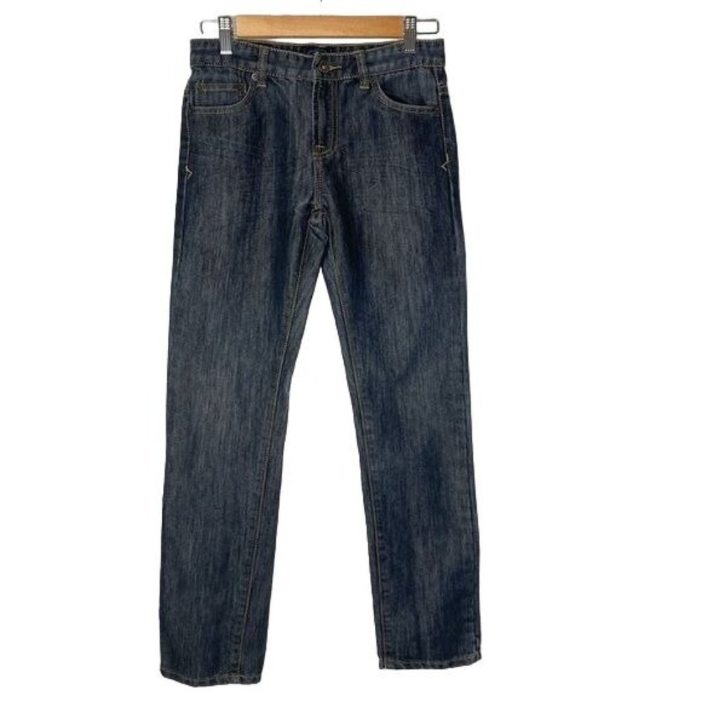 Lucky Brand boys, jeans Billy straight fit gray wash size 14